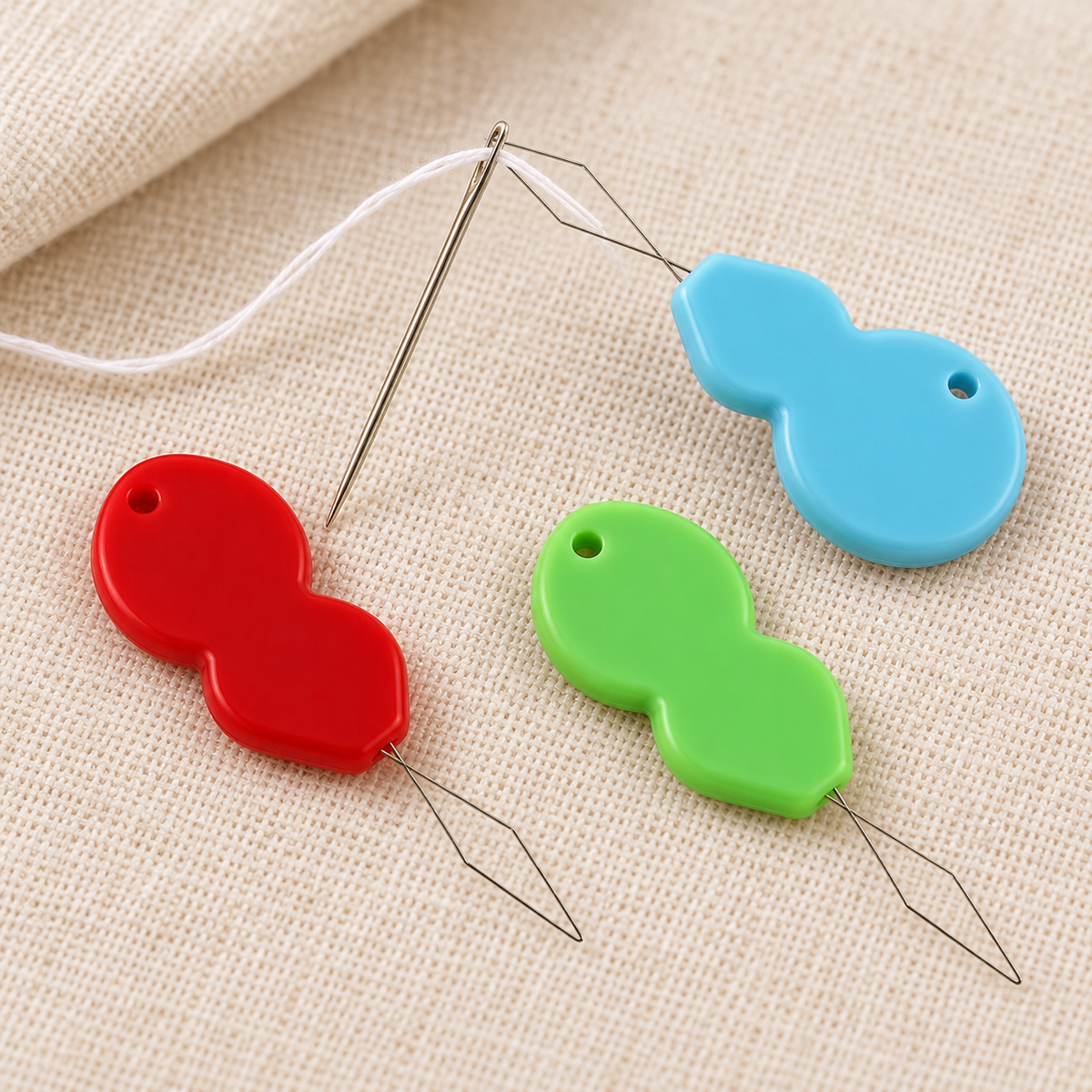 Assorted Wire Needle Threaders, Set of 3 — use setting