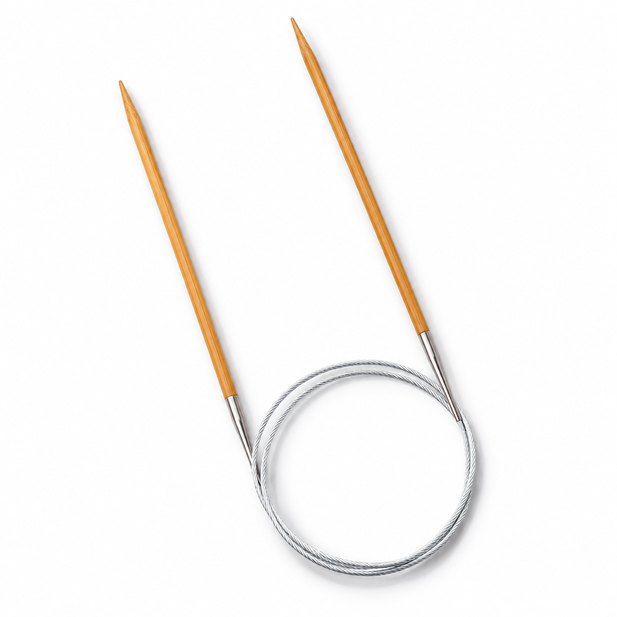 Bamboo Circular Knitting Needles, 4 mm, 80 cm — complete product