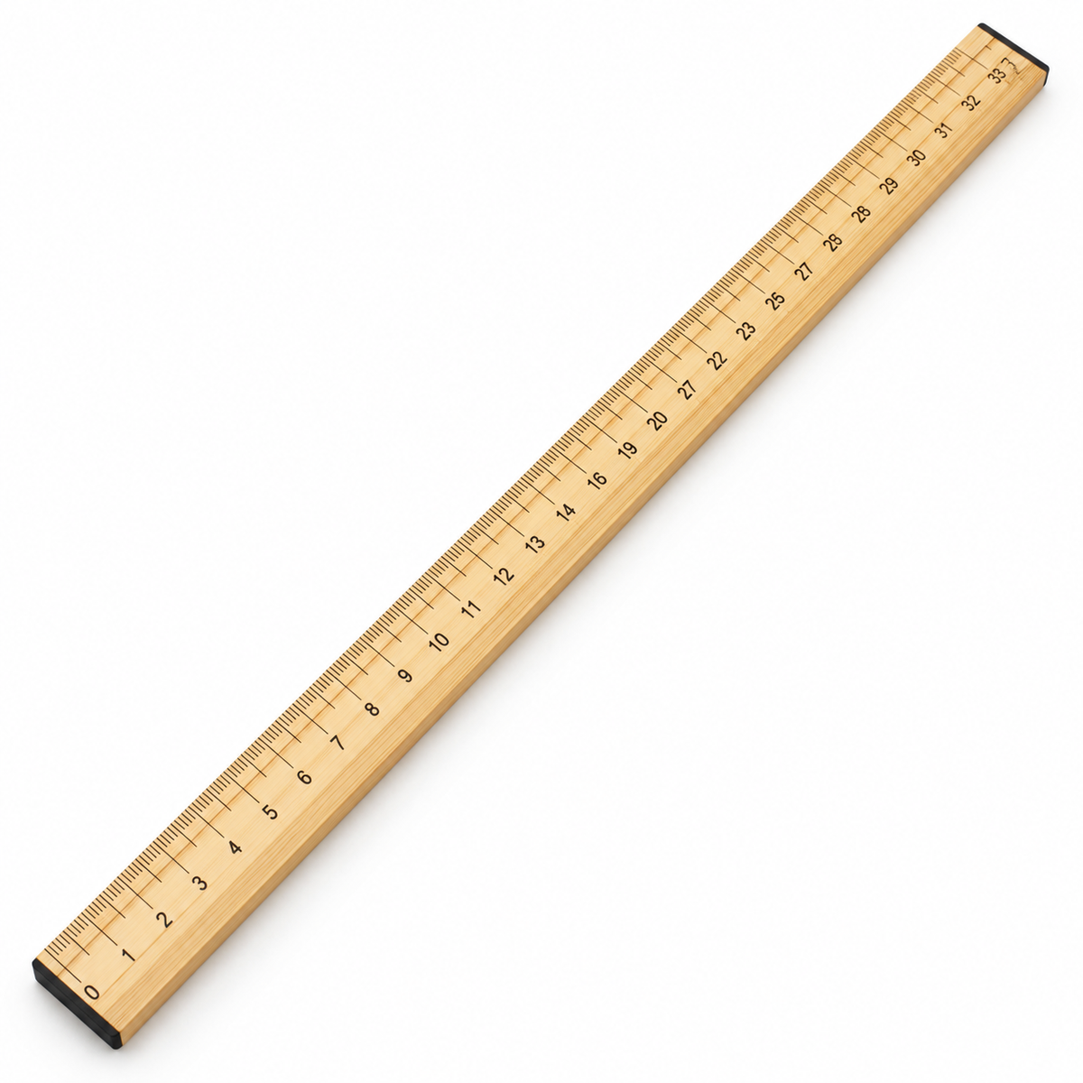 Bamboo Sewing Ruler, 33.3 cm — complete product