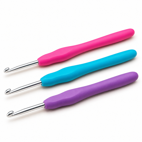 Soft-Grip Crochet Hooks, 3 mm, 4 mm and 5 mm — complete product